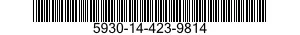 5930-14-423-9814 SWITCH,TOGGLE 5930144239814 144239814