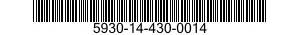 5930-14-430-0014 SWITCH,SLIDE 5930144300014 144300014