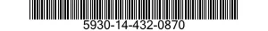 5930-14-432-0870 SWITCH BOX 5930144320870 144320870