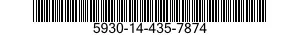 5930-14-435-7874  5930144357874 144357874