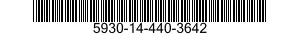 5930-14-440-3642 SWITCH,ROTARY 5930144403642 144403642