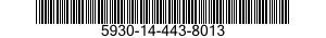 5930-14-443-8013 SWITCH,TOGGLE 5930144438013 144438013