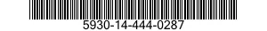 5930-14-444-0287 SWITCH,ELECTRONIC 5930144440287 144440287