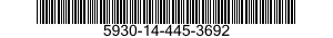 5930-14-445-3692 SWITCH,TOGGLE 5930144453692 144453692