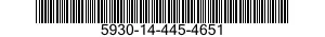 5930-14-445-4651 SWITCH,TOGGLE 5930144454651 144454651