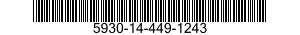 5930-14-449-1243 SWITCH,PUSH 5930144491243 144491243
