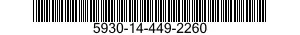 5930-14-449-2260 SWITCH,PUSH 5930144492260 144492260