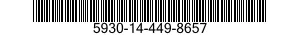 5930-14-449-8657 SWITCH,TOGGLE 5930144498657 144498657