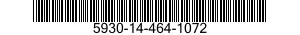 5930-14-464-1072 SWITCH,TOGGLE 5930144641072 144641072