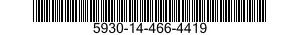 5930-14-466-4419 SWITCH,TOGGLE 5930144664419 144664419