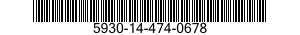 5930-14-474-0678  5930144740678 144740678