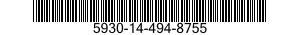 5930-14-494-8755 SWITCH,TOGGLE 5930144948755 144948755