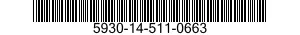 5930-14-511-0663 SWITCH BOX 5930145110663 145110663