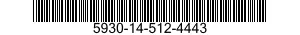 5930-14-512-4443  5930145124443 145124443