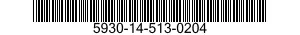 5930-14-513-0204  5930145130204 145130204