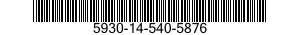 5930-14-540-5876 SWITCH,TOGGLE 5930145405876 145405876