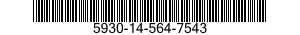 5930-14-564-7543 SWITCH,LEVER 5930145647543 145647543