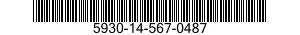 5930-14-567-0487 COVER,ELECTRICAL SWITCH 5930145670487 145670487