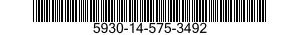 5930-14-575-3492 KEY,SWITCH 5930145753492 145753492