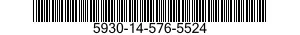 5930-14-576-5524 SWITCH,TOGGLE 5930145765524 145765524
