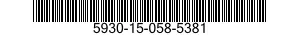 5930-15-058-5381 SWITCH,TOGGLE 5930150585381 150585381