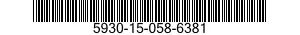 5930-15-058-6381 SWITCH,TOGGLE 5930150586381 150586381