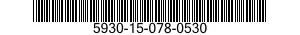 5930-15-078-0530 COMMUTATORE 5930150780530 150780530