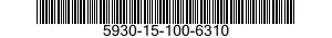 5930-15-100-6310 SWITCH,PUSH 5930151006310 151006310
