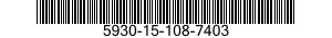 5930-15-108-7403 SWITCH,LOCK 5930151087403 151087403