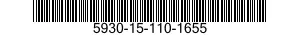 5930-15-110-1655 SWITCH,TOGGLE 5930151101655 151101655