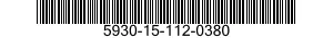 5930-15-112-0380 MICRO SWITCH 5930151120380 151120380