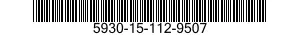 5930-15-112-9507 SWITCH,PUSH 5930151129507 151129507