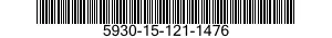 5930-15-121-1476 SWITCH,ROTARY 5930151211476 151211476
