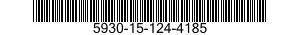 5930-15-124-4185 COMMUTATORE 5930151244185 151244185