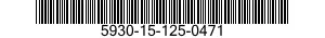 5930-15-125-0471 COMMUTATORE 5930151250471 151250471