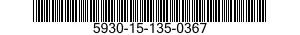 5930-15-135-0367 PUSH BUTTON 5930151350367 151350367