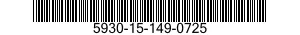 5930-15-149-0725 SWITCH,PUSH-PULL 5930151490725 151490725