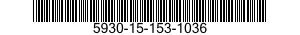 5930-15-153-1036 SWITCH,PUSH 5930151531036 151531036