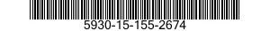 5930-15-155-2674 SWITCH,SENSITIVE 5930151552674 151552674