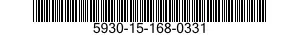 5930-15-168-0331 PUSH BUTTON 5930151680331 151680331