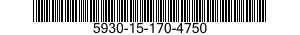 5930-15-170-4750 SWITCH,SENSITIVE 5930151704750 151704750