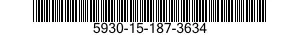 5930-15-187-3634 SWITCH,PUSH 5930151873634 151873634