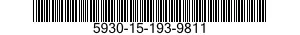 5930-15-193-9811 PUSH BUTTON 5930151939811 151939811