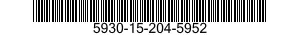 5930-15-204-5952 SWITCH,LIQUID LEVEL 5930152045952 152045952