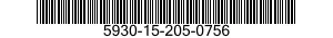 5930-15-205-0756 SWITCH,REED 5930152050756 152050756