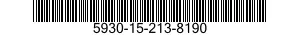 5930-15-213-8190 INTERRUTTORE DIFF.6 5930152138190 152138190
