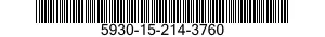 5930-15-214-3760 SWITCH 5930152143760 152143760