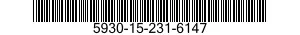 5930-15-231-6147 INTERRUTTORE 5930152316147 152316147