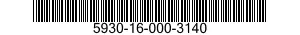 5930-16-000-3140 SWITCH,PUSH 5930160003140 160003140
