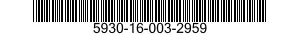 5930-16-003-2959 SWITCH,PRESSURE 5930160032959 160032959